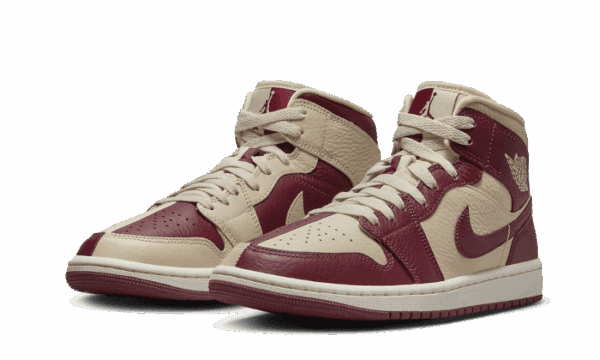 Air Jordan 1 Mid Split Beach Cherrywood Red - immagine 2