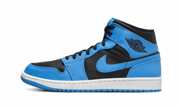 Air Jordan 1 Mid University Blue Black