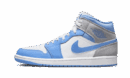 Air Jordan 1 Mid University Blue Grey