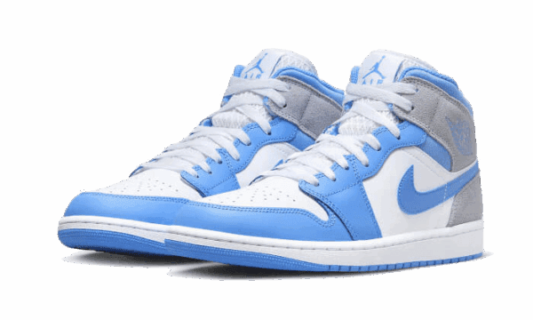 Air Jordan 1 Mid University Blue Grey – Image 2