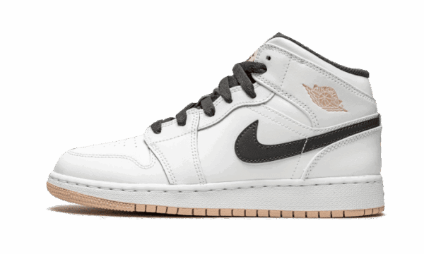 Air Jordan 1 Mid White Arctic Orange