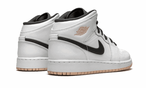 Air Jordan 1 Mid White Arctic Orange – Image 3