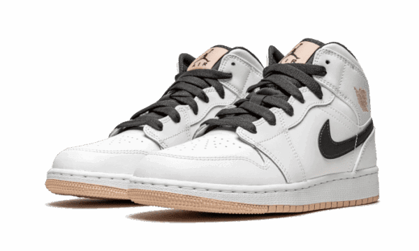 Air Jordan 1 Mid White Arctic Orange – Image 2