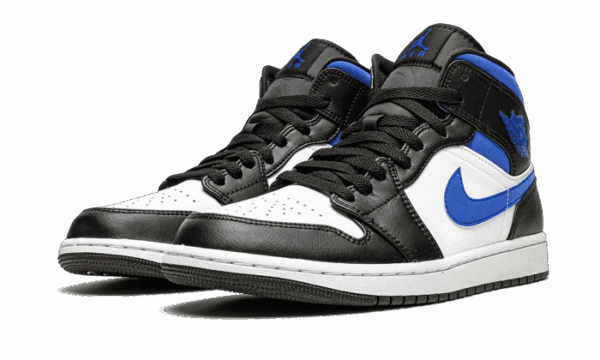 Air Jordan 1 Mid White Black Royal - immagine 2