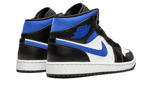 Air Jordan 1 Mid White Black Royal - immagine 3
