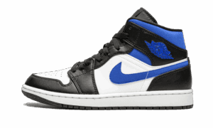 Air Jordan 1 Mid Weiß Schwarz Königlich