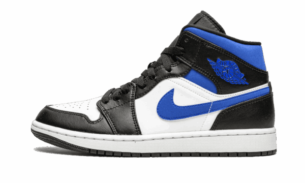 Air Jordan 1 Mid Bianco Nero Royal