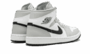 Air Jordan 1 Mid White Light Smoke Grey