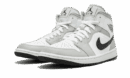 Air Jordan 1 Mid White Light Smoke Grey