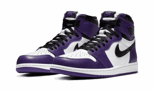 Air Jordan 1 Retro High OG Court Purple White – Image 2