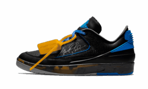 Air Jordan 2 Retro Low SP Off-White Schwarz Blau