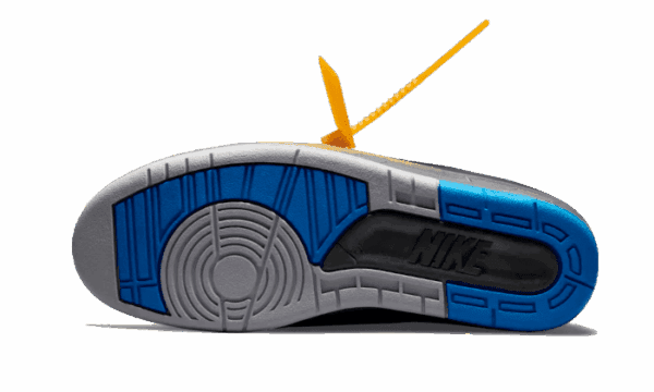 Air Jordan 2 Retro Low SP Off-White Black Blue - Image 3