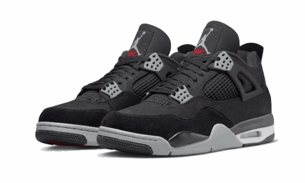 Air Jordan 4 Black Canvas - immagine 2