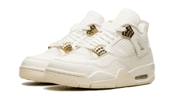 Air Jordan 4 Sail Metallic Gold - Image 2