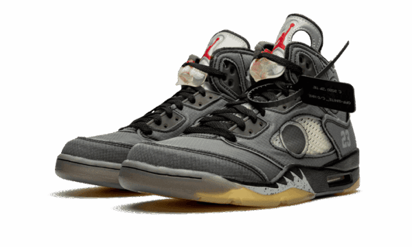 Air Jordan 5 Retro Off-White Black - Image 2