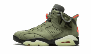 Air Jordan 6 Travis Scott Medio Oliva