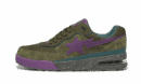Bape Road Sta Dark Green Suede