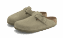 Boston Suede Leather Faded Khaki