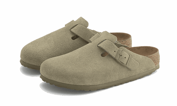 Boston Suede Leather Faded Khaki - Image 2