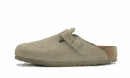 Boston Suede Leather Faded Khaki
