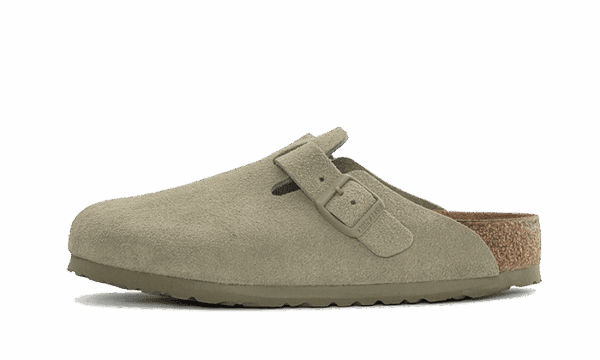 Boston Suede Leather Faded Khaki