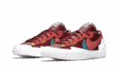 Blazer Low Sacai Kaws Team Rojo