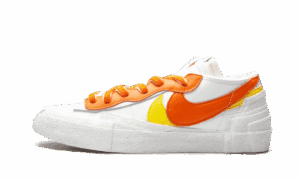 Blazer Low Sacai White Magma Orange