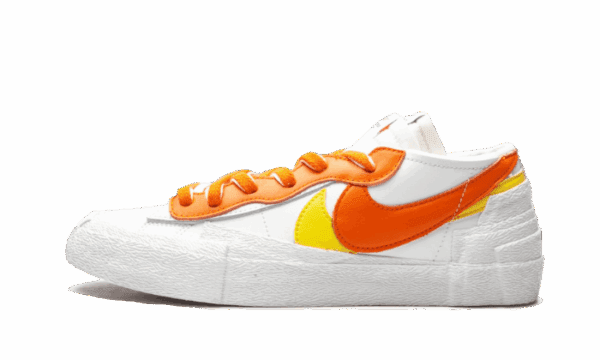 Blazer Low Sacai Blanco Magma Naranja