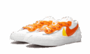 Blazer Low Sacai Blanco Magma Naranja