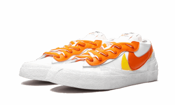 Blazer Low Sacai White Magma Orange - Imagen 2