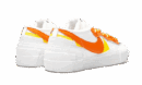 Blazer Low Sacai Blanco Magma Naranja