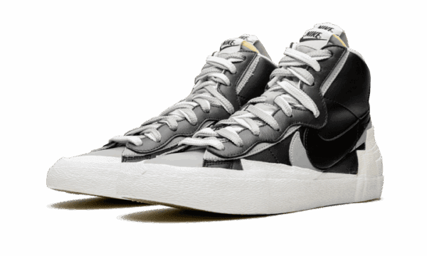 Blazer Mid Sacai Black Grey - Imagen 2
