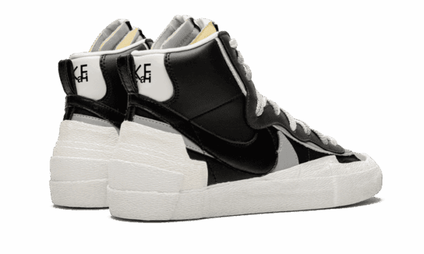 Blazer Mid Sacai Black Grey - Imagen 3