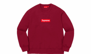 Box Logo Crewneck Cardinal