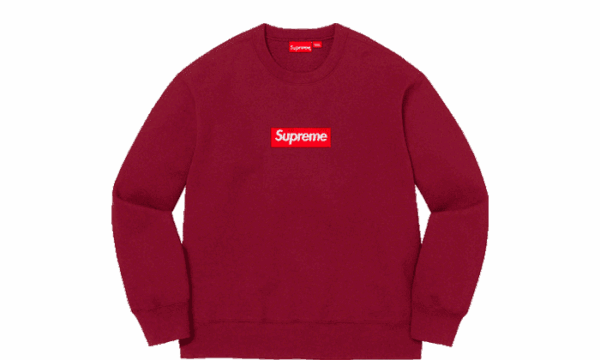 Box Logo Crewneck Cardinal