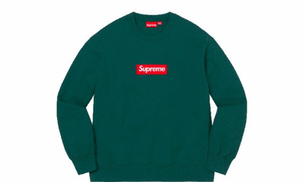 Box Logo Crewneck Dark Pine