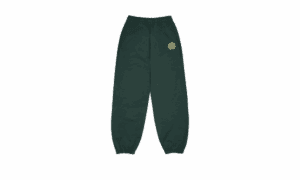 Pantaloni da ginnastica con risvolto verdi