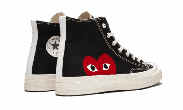 Chuck Taylor All-Star 70s Hi Comme des Garçons PLAY Black - Image 3