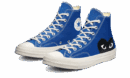 Chuck Taylor All-Star 70s Hi Comme des Garçons PLAY Blue Quartz