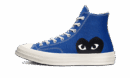 Chuck Taylor All-Star 70s Hi Comme des Garçons PLAY Blue Quartz