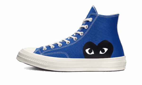 Chuck Taylor All-Star 70s Hi Comme des Garçons PLAY Blue Quartz
