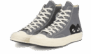 Chuck Taylor All-Star 70s Hi Comme des Garçons PLAY Steel Grey