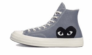Chuck Taylor All-Star 70s Hi Comme des Garçons PLAY Steel Grey