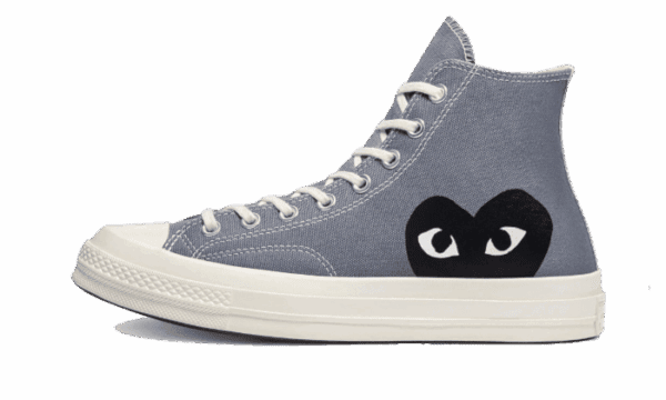 Chuck Taylor All-Star 70s Hi Comme des Garçons PLAY Steel Grey