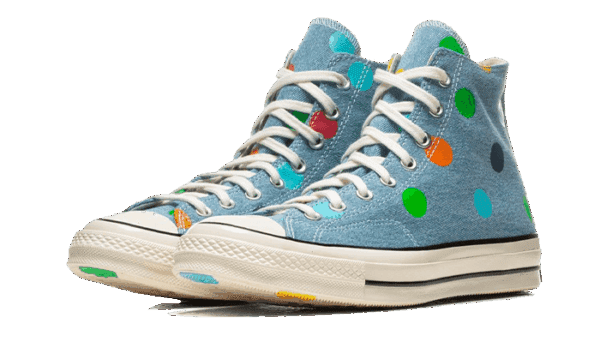 Chuck Taylor All-Star 70s Hi Golf Wang Denim Polka Dots – Image 2
