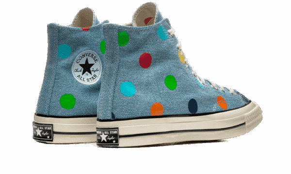 Chuck Taylor All-Star 70s Hi Golf Wang Denim Polka Dots – Image 3