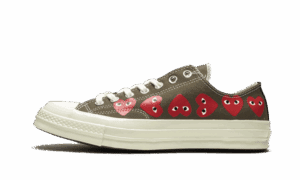 Chuck Taylor All-Star 70s Ox Comme des Garçons PLAY Multi Heart Green