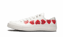 Chuck Taylor All-Star 70s Ox Comme des Garçons PLAY Multi-Heart White