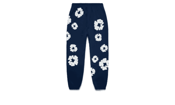 The Cotton Wreath Sweatpants Navy - Image 2