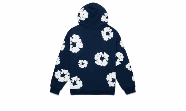 The Cotton Wreath Sweatshirt Navy - Image 2